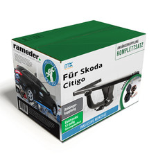 MisterDotCom Anhängerkupplung starr & 13poliger E-Satz für Skoda Citigo 11- AHK