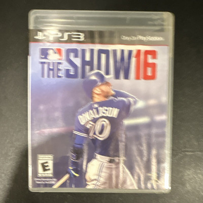 Sony MLB The Show 16 Sony PlayStation 3 PS3 Online E 2016 NTSC Case & Disc