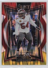 2024 Panini Select Concourse Red & Yellow Shock Prizm Lavonte David #79 6q5
