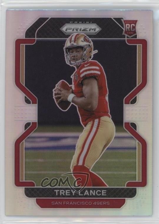 2021 Panini Prizm Rookie Silver Prizm Trey Lance #333 Rookie RC