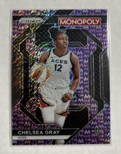 2024 Panini Prizm Monopoly Chelsea Gray Purple Shimmer 25/50 NM/M Las Vegas Aces
