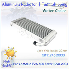 For YAMAHA FZS 600 Fazer 1998-2003 98 99 00 01 02 03 Aluminium Water Radiator