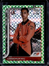 2025 Topps Chrome F1 Ugo Ugochukwu Green Checker Flag Refractor F3 Driver #/99