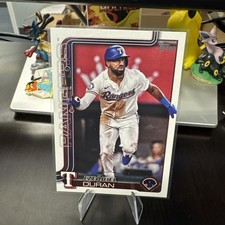 2025 Topps Series 2 Ezequiel Duran #589 Rangers Free Ship