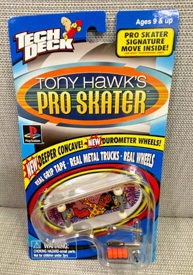 Vintage 1999 Tech Deck Tony Hawk s Pro Skater Rune Glifberg Series 3530