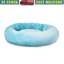 Cozy Plush Pet Bed Cats Small Dogs Soft Supportive Bolstered Washable Retreat US