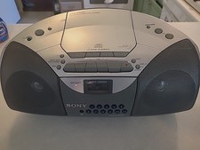 Vintage Sony Boombox CFD-S200 Mega Bass CD/Tape Cassette Recorder Am/Fm Radio