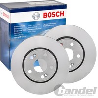 2X Bosch Bremsscheiben Ø280Mm Vorne Passend FÜR Renault Espace Laguna Safrane