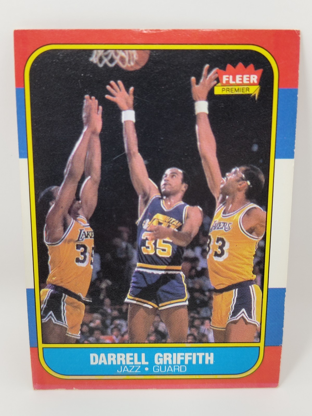 1986-87 Fleer #42 Darrell Griffith Utah Jazz