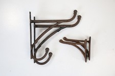 Antique cast iron coat wall hooks
