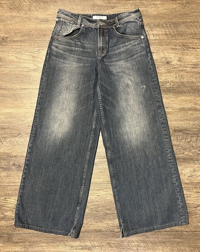 Miss Sixty Slit Wide Leg Jeans Size 30