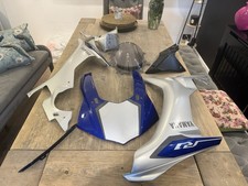 Yamaha R1 2015 Plastic Fairing Kit Blue and Silver Genuine Yamaha
