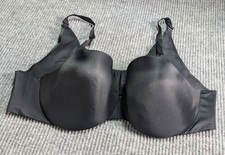 Cacique Black Plus Bra 44C Underwire Padded Full Coverage Hook&Eye Comfort TShir