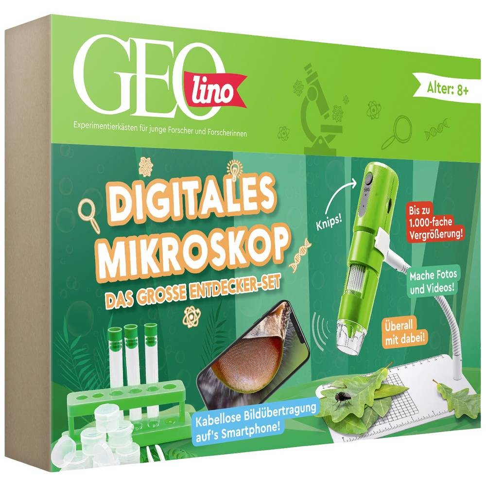 Mikroskop Boîte d'aventures GEOLINO Franzis Verlag cadeau d'anniversaire