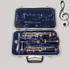 A FONTAINE Wooden Wood Student Clarinet in Case 1183 Made in France VINTAGE 