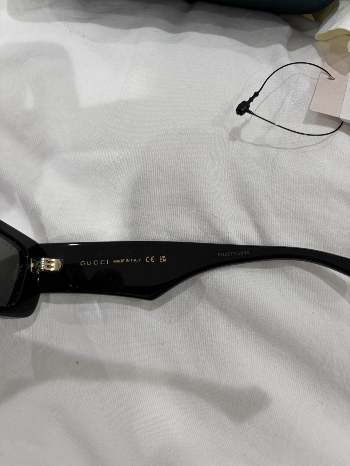 Gucci Rectangular Acetate Sunglasses - image 4