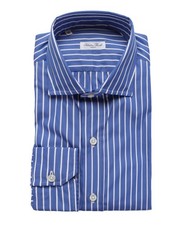 NWT SALVATORE PICCOLO DRESS SHIRT Napoli cotton handmade luxury Italy 40 15 3/4