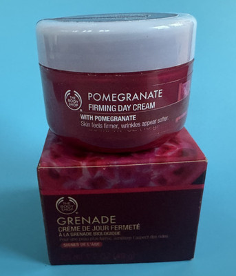 Body Shop Pomegranate Firming Day Cream   1.7 oz 50 ml   New, Sealed in Box