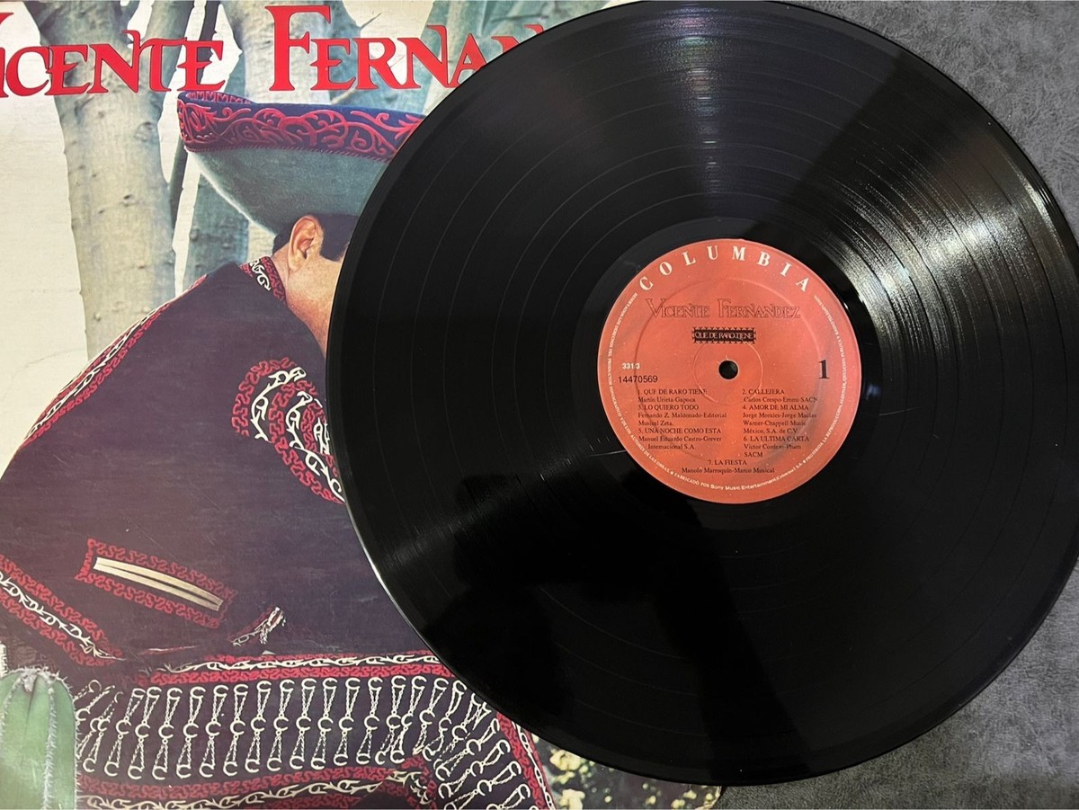 Vicente Fernandez - Que De Raro Tiene , Colombia 1992 | eBay