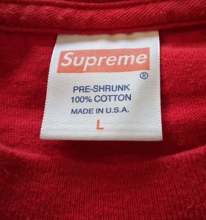 Camiseta Rara SUPREME Don Dada Roja Salvaje Apache Box Dancehall Para Hombres Grande Auténtica Foto 2 de 4