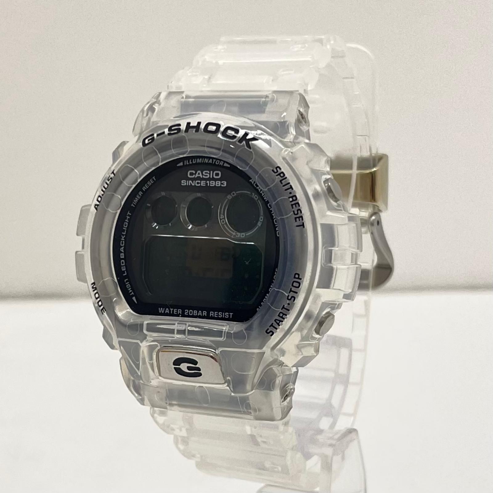 G-SHOCK DW-6940RX-7DR 40th Clear Remix Wristwatch Case Width 4cm Belt Width 2cm
