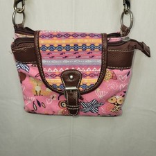 Unionbay Pink Owl and Fox Patterned Womens Cr...