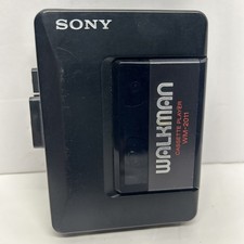 Sony Walkman WM-2011 Cassette Player New Belts Works Cleaned