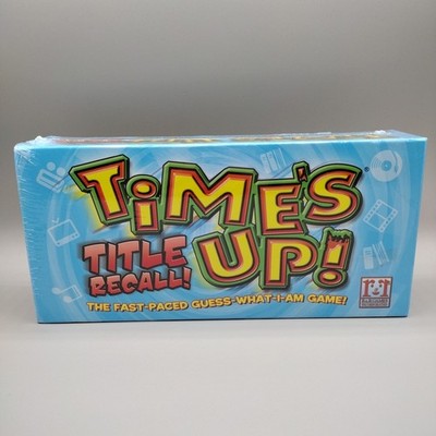 Time's Up! Title Recall R&R Board Games the Fast-Paced Guess-What-I-Am Game 2009