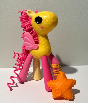 Lalaloopsy Mini Dolls:  LALA OOPSIES PONIES w/ Braid & Brush MACADAMIA  4''