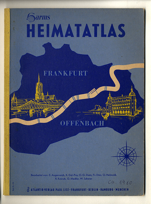 Hessen Erdkunde Heimat Atlas Frankfurt Offenbach Stadt Geschichte 1960 - Fryen/Liesner