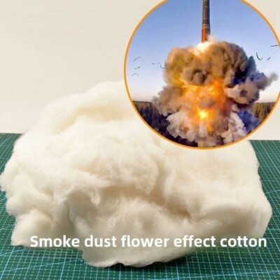 Simulation Smoke Effect Cotton Tanks Missiles Model Explosion Fire Material Prop