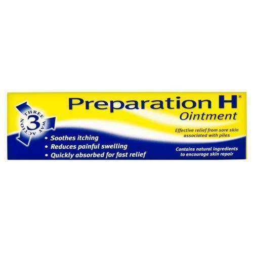 Preparation H Ointment 25g Moisturising Soothes Itching Piles Haemorrhoids 5000309005688 eBay