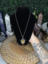Tiger s Eye Amulet Necklace Crystal Jewelry, Protection