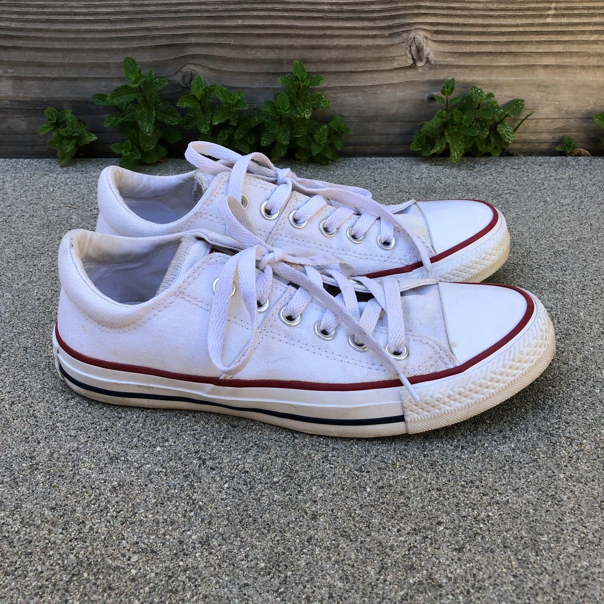 CONVERSE Chuck Taylor All Star Madison Shoes Women s 7 White Lace