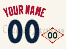 Baseball Los Angeles Angels Customized Number Kit for 2022 City Connect Uniform