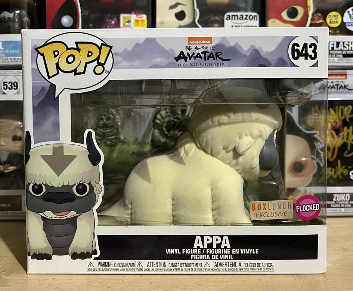 Funko Pop Avatar The Last Airbender Appa 6 inch Flocked Box Lunch Exclusive 643