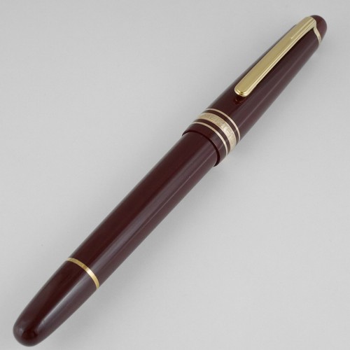 Montblanc Meisterstuck Classique 145 Bordeaux Fountain Pen OB (Excellent) RARE - Picture 2 of 15