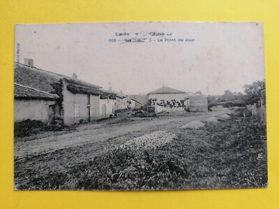Old postcard La Lorraine censored 1914 SEICHAMPS Le POINT du JOUR de Gabriel, Poilu
