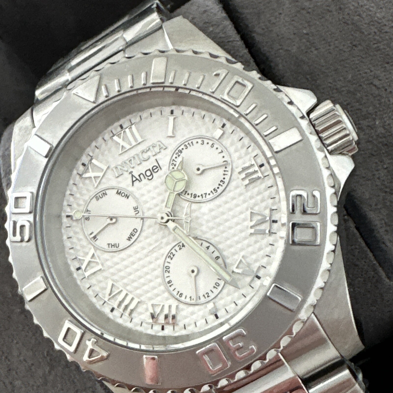 INVICTA Angel Multi-Function Silver Dial Stainles… - image 11