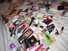 Lot of 25 High End Samples & Travel Size Makeup, Skin, & Hair No Repeat