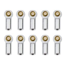 10pcs Link Rod End Joint Aluminum M3 Metal Ball End Head Holder For 1/10 RC Car