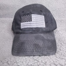 Kryptek Men's Outdoor American Flag Adjustable Hat CD4 Typhon Camo One Size