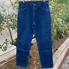 Vintage 90s Wrangler 13MWZPW Cowboy Cut Jeans USA 36x34 Fits 34x33