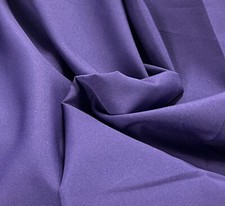 PURPLE Poplin fabric 60 Width Sold By The Yard