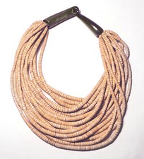 Artisan Statement Coconut Shell Gerda Lynggaard Monies 17 Str Necklace Denmark