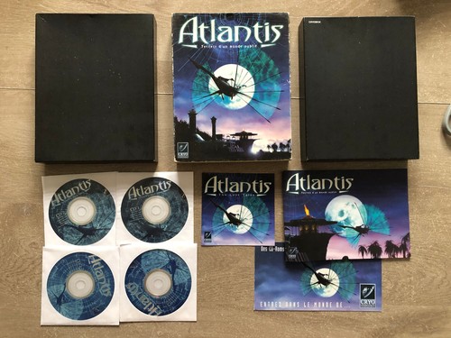 Atlantis Secrets D'un Monde Oublié Jeu PC Big Box Complète, Très Bon état