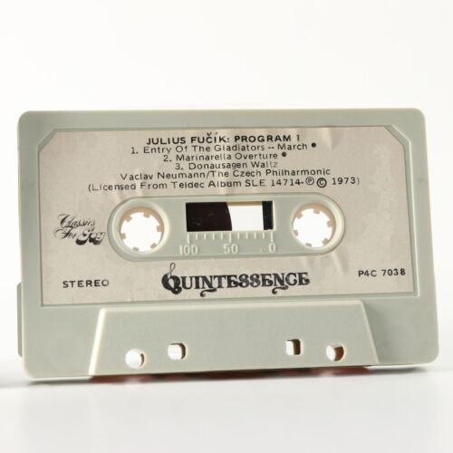 Entry of the Gladiators - Fucik Favorites (Cassette Tape 1977 Quintessence) RARE - Picture 2 of 7