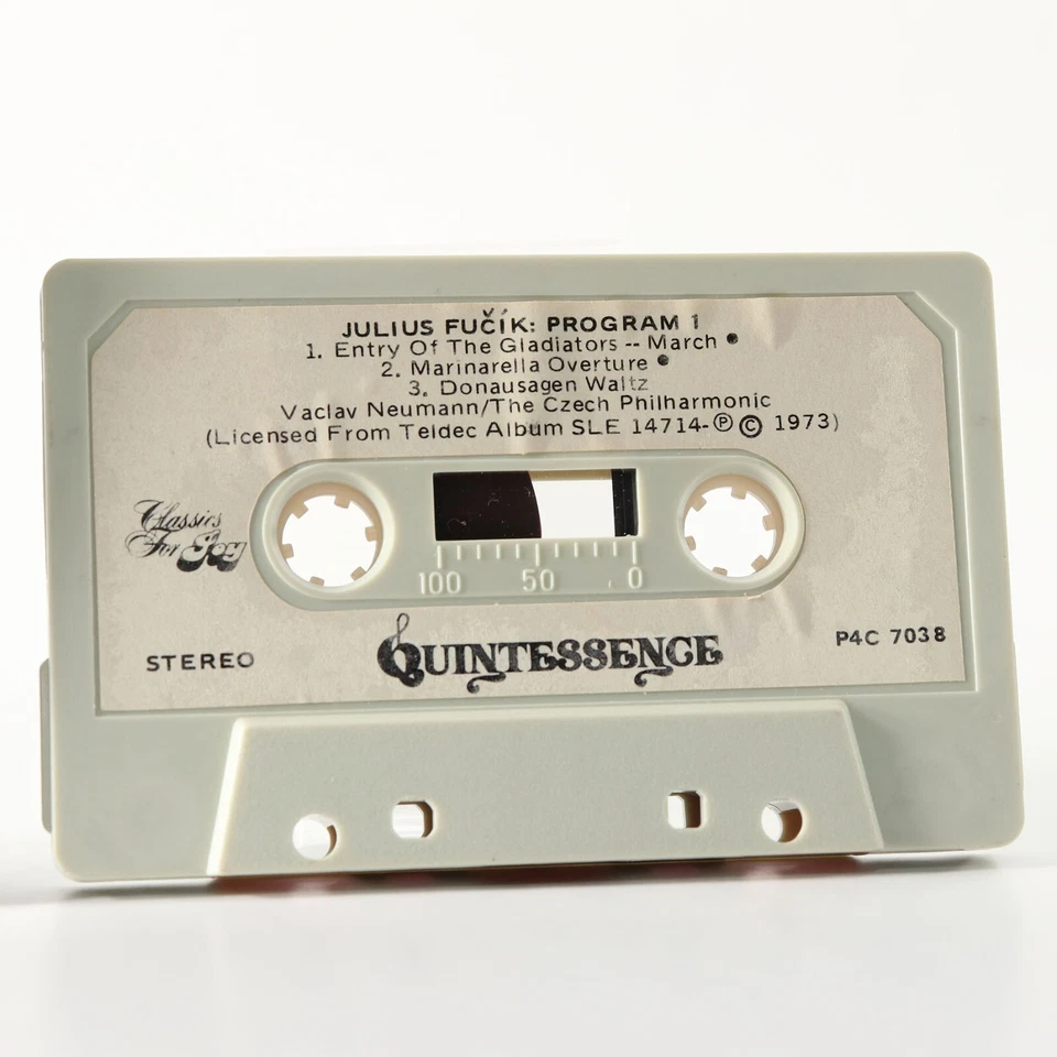 Entry of the Gladiators - Fucik Favorites (Cassette Tape 1977 Quintessence) RARE - Image 2 of 4