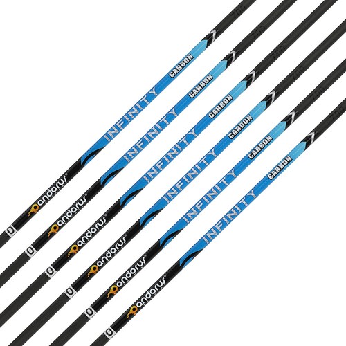 12X Flechas de carbono puro Pandarus SP300-1500 .003" ID4.2 arco de tiro con arco objetivo deportivo - Imagen 11 de 27