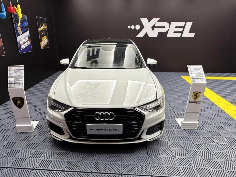 Diorama 1/18 Car Display Board Model Car Showroom Garage Scene Model Accessories - Image 3 of 4